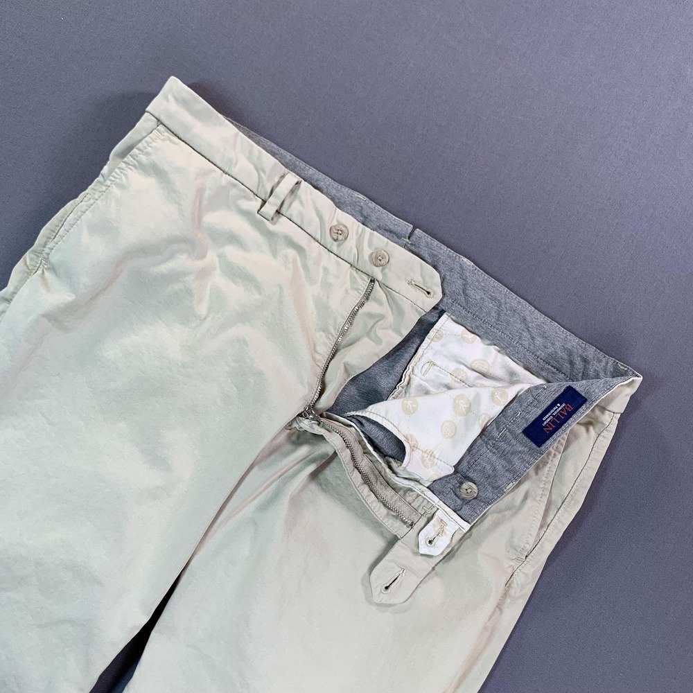 Ballin Pants Mens 38x29 Beige No Limits Stretch Chino Flat Front Casual Golf